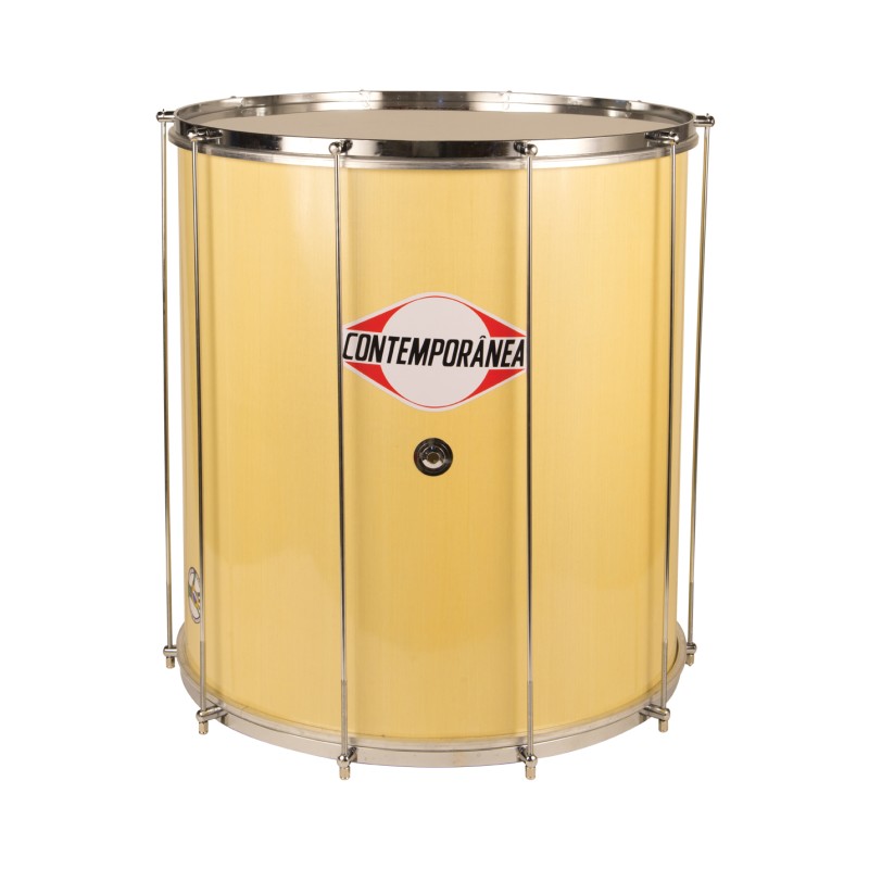 Surdo 22" x 60cm bois vernis - 10 tir. - Pro